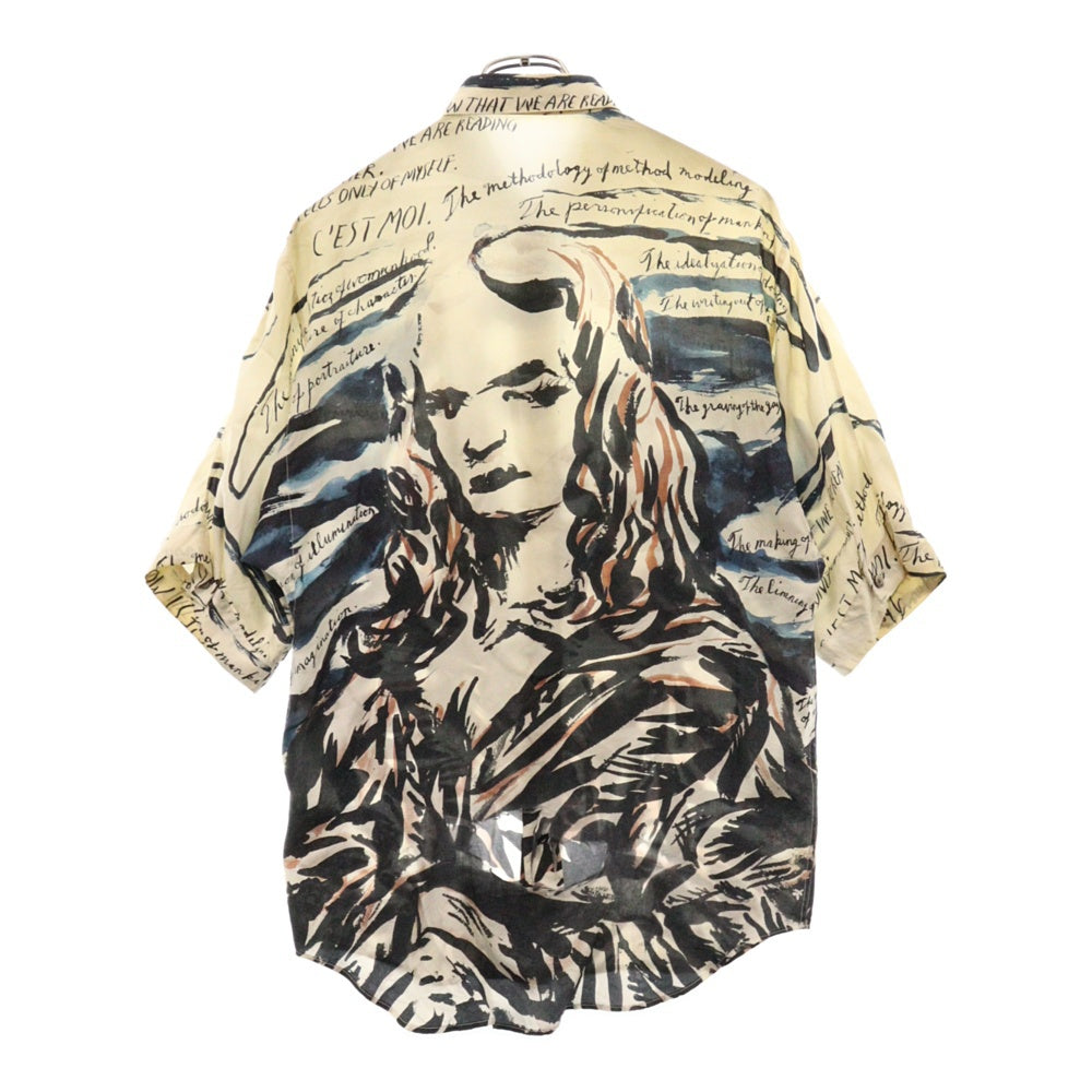 DIOR(ディオール) 19AW ×RAYMOND PETTIBON 943C553A4705 レイモンドペティボン シルクアートプリント半袖シャツ マルチ