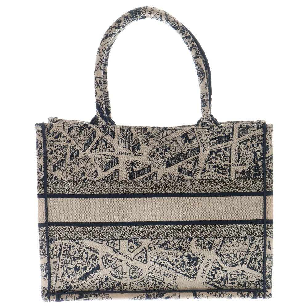 Christian Dior MONSIEUR(クリスチャンディオールムッシュ) BOOK TOTE ブックトート トートバッグ キャンバス ブラウン ミディアム