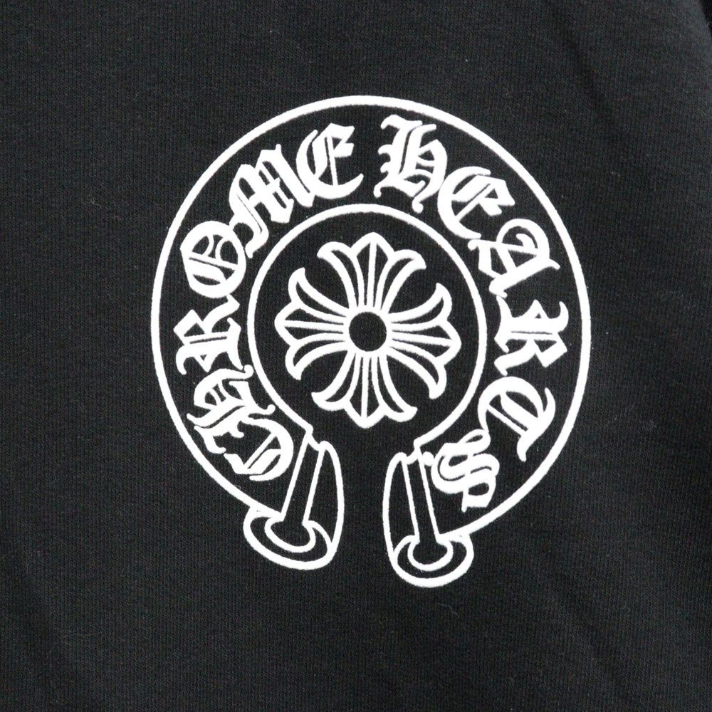 CHROME HEARTS(クロムハーツ) SWTSHRT HD OSAKA 大阪限定 ホースシュープリント プルオーバースウェットパーカー フーディー ブラック