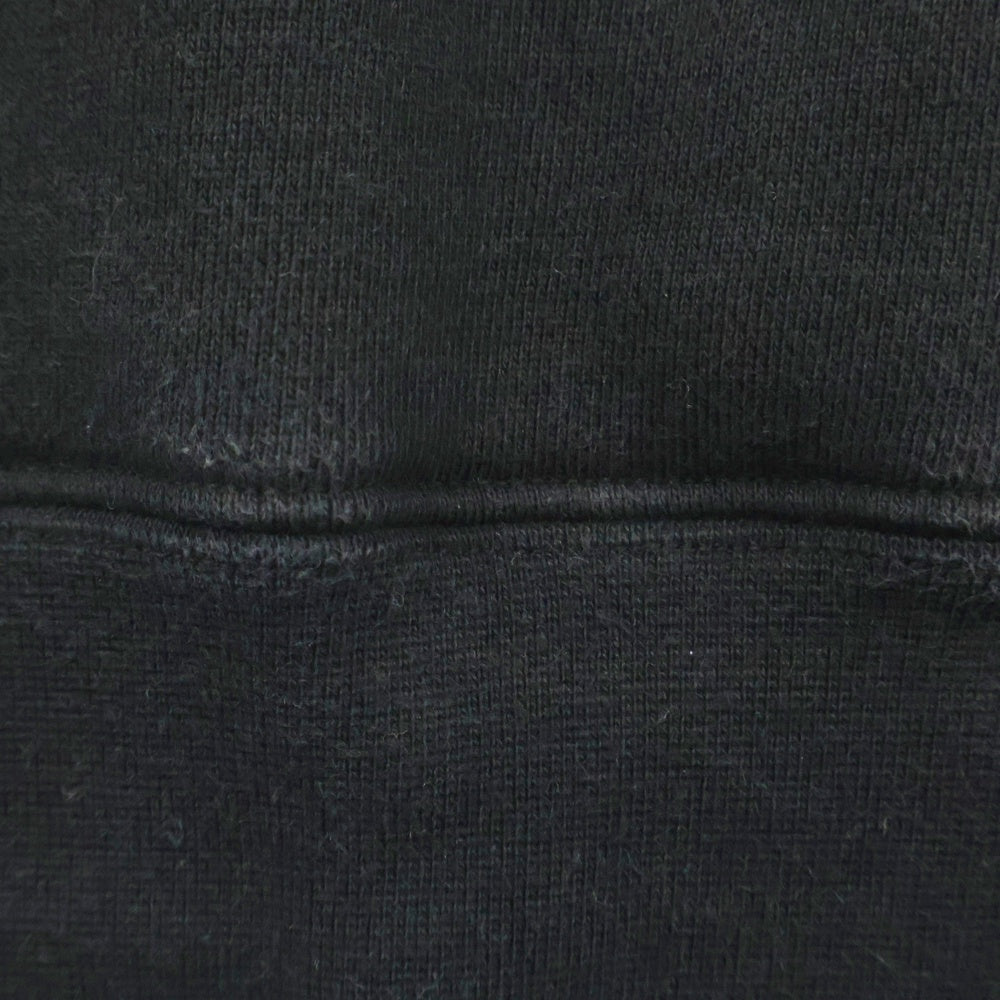 SUPREME(シュプリーム) 19AW ×NIKE Leather Applique Hooded Sweatshirt ナイキ レザーパッチ プルオーバースウェットパーカー フーディー ブラック CK6225-010