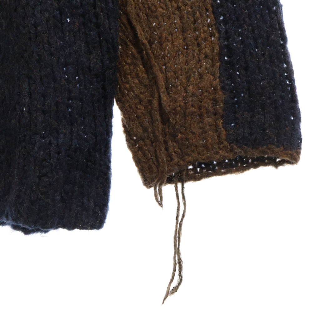 UNUSED(アンユーズド) Hand-Kniting Sweater モヘアニットセーター ネイビー US1321