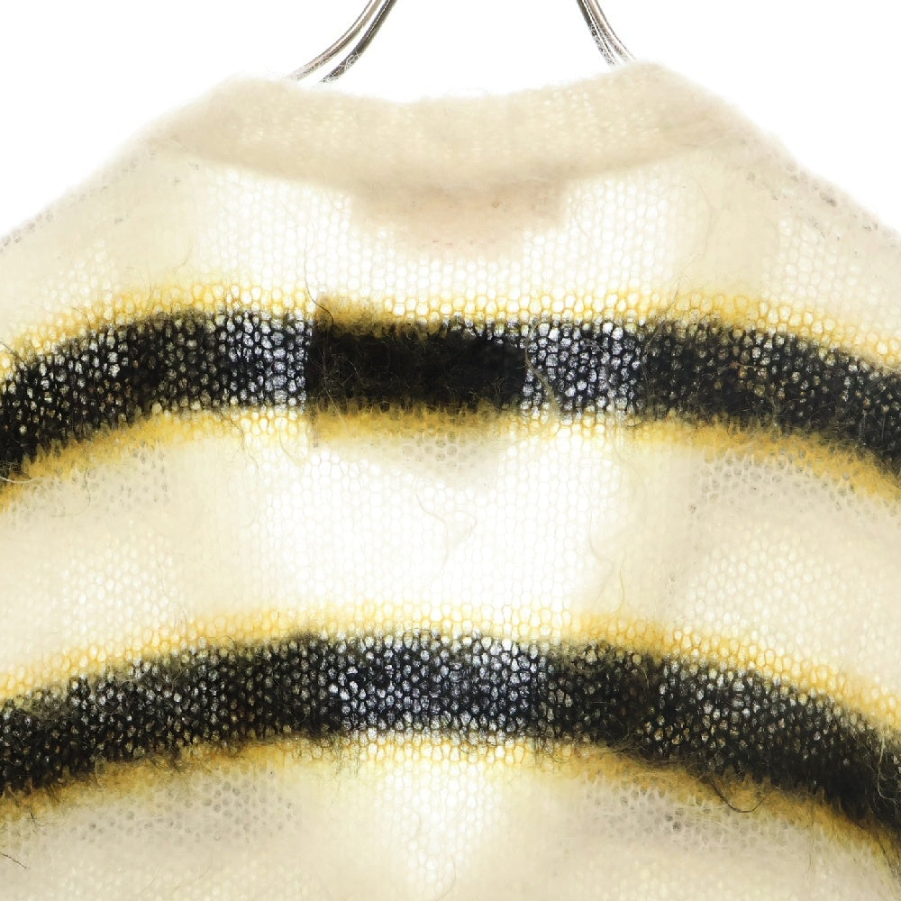 MARNI(マルニ) 22AW Mohair and Wool Blend Cardigan モヘアニット ボーダーカーディガン マルチ CDMG0051Q3 UFU116
