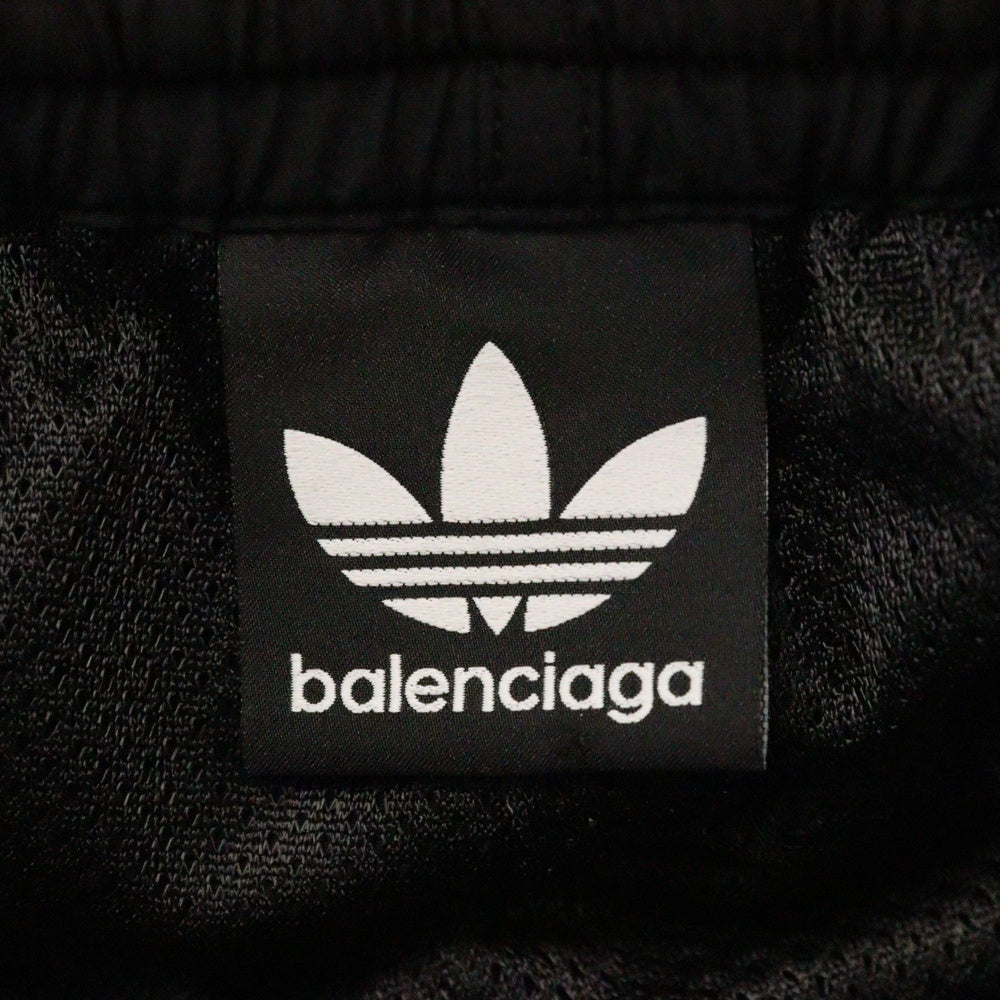 BALENCIAGA(バレンシアガ) 23SS ×adidas ×アディダス サイドライン ナイロントラックパンツ ブラック 725597 TNQ25