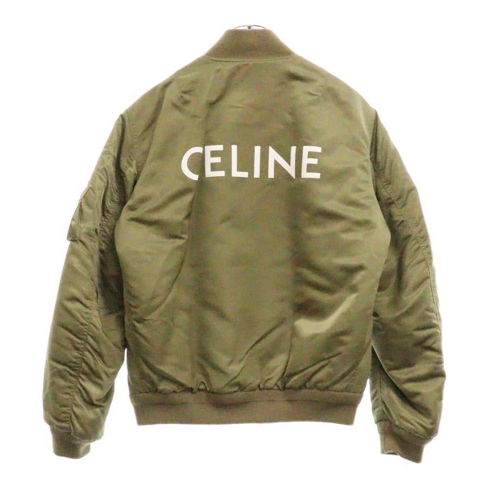 CELINE(セリーヌ) 21AW Loose Bomber Jacket In Nylon Twill ナイロンツイルルーズ ボンバージャケット カーキ 2W426889O
