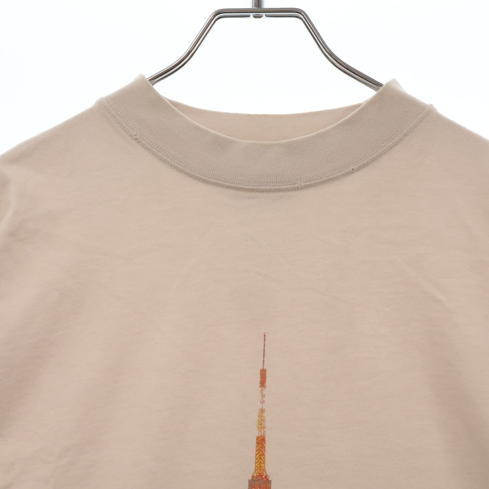 BALENCIAGA(バレンシアガ) 24SS Ginza Open Limuted Tokyo T-Shirt 銀座オープン記念半袖Tシャツ アイボリー 787349 TQV75