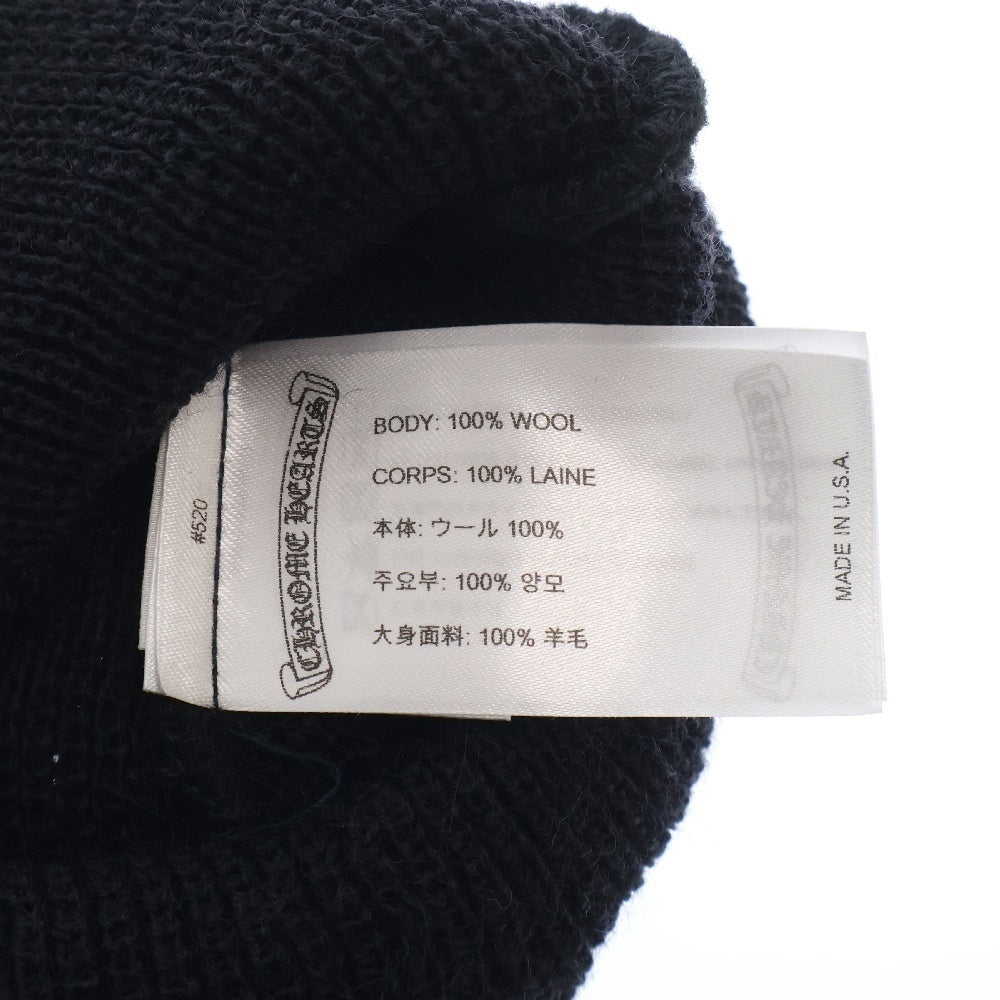 CHROME HEARTS(クロムハーツ) WOOL WATCH CAP ウールワッチキャップ CHプラス刺繍ビーニー ニット帽 帽子