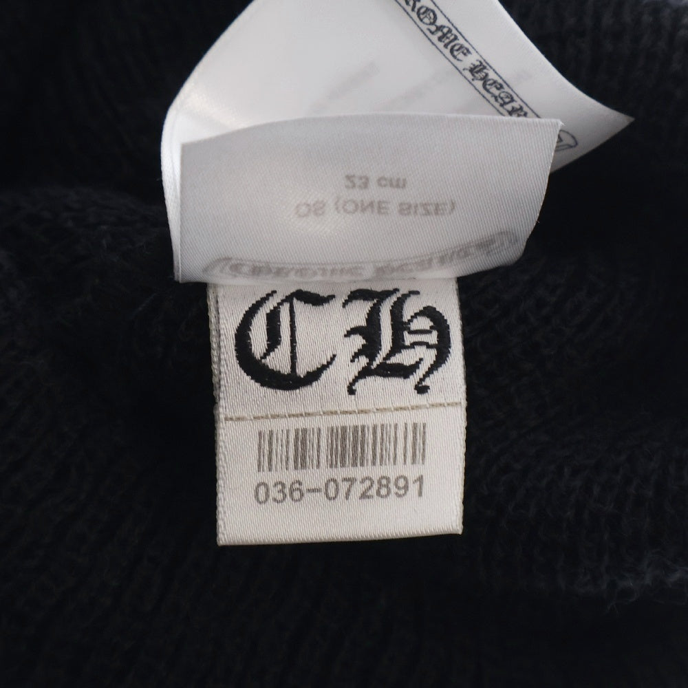 CHROME HEARTS(クロムハーツ) WOOL WATCH CAP ウールワッチキャップ CHプラス刺繍ビーニー ニット帽 帽子