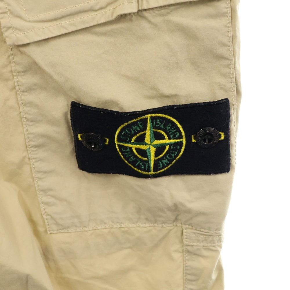 STONE ISLAND(ストーンアイランド) RE-T Cargo Jogger Pants ロゴワッペン カーゴパンツ ベージュ 741531303