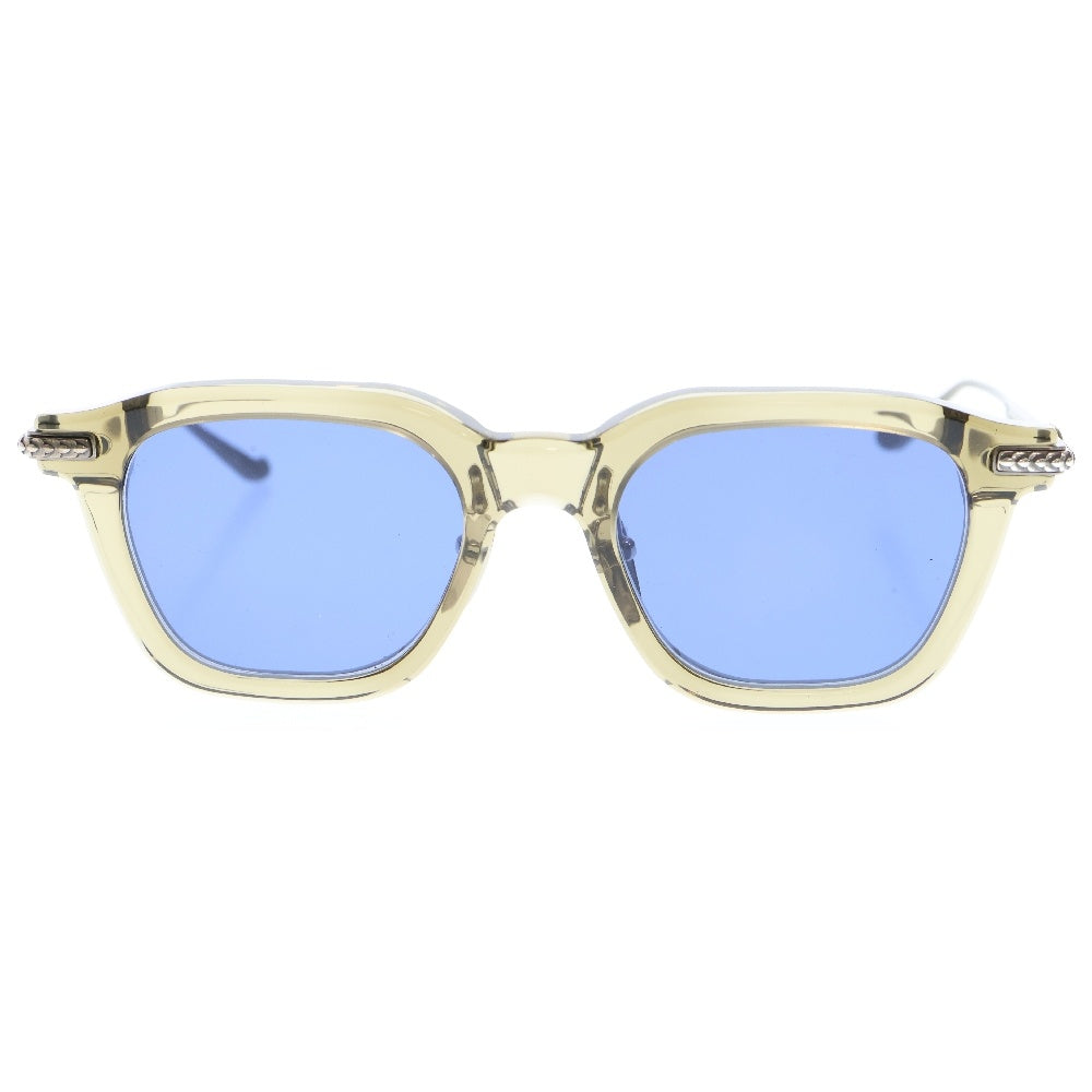 CHROME HEARTS(クロムハーツ) CUMPTION-A クリアフレーム ウェリントンサングラス アイウェア 眼鏡 グレー