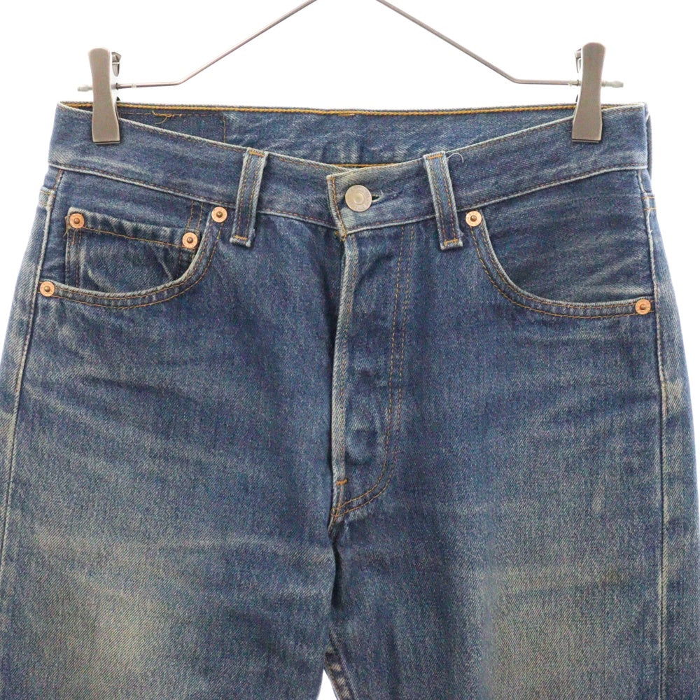 Levi's(リーバイス) 90S 501 ボタンフライ ストレートデニムパンツ ジーンズ インディゴ 21980-3