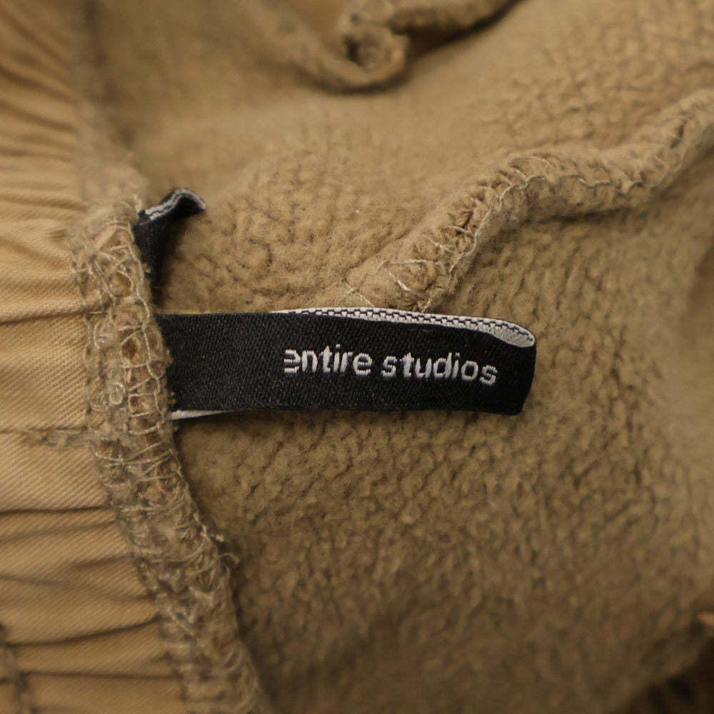 entire studios(エンタイア スタジオ) UTILITY SWEATS SOOT マルチポケット スウェットカーゴパンツ ブラウン ES2341 PO065