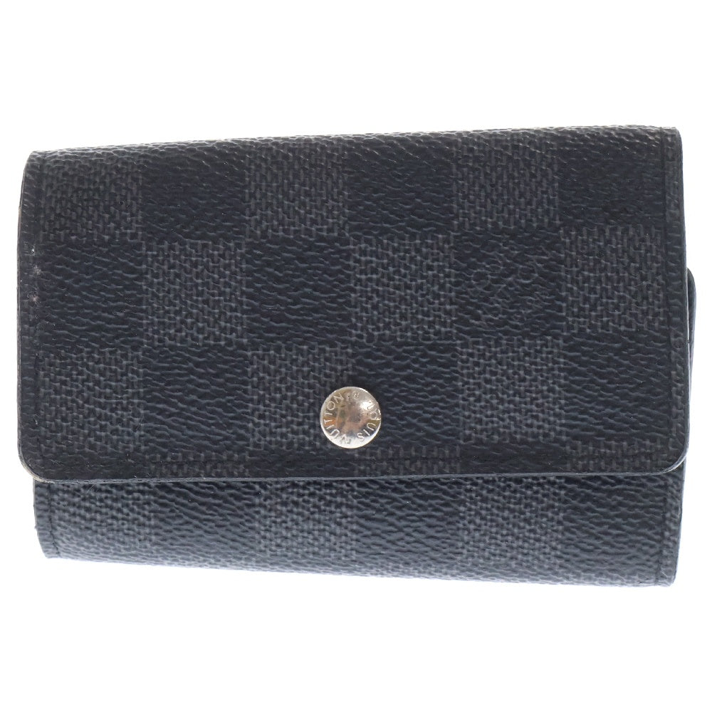 LOUIS VUITTON(ルイヴィトン) ミュルティクレ 6 ダミエ グラフィット キーケース ブラック N62662