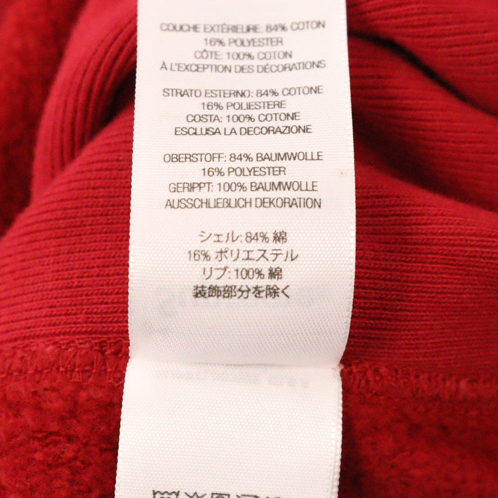 SUPREME(シュプリーム) 25SS Washed Box Logo Crewneck ウォッシュ加工 ボックスロゴ クルーネック トレーナー レッド