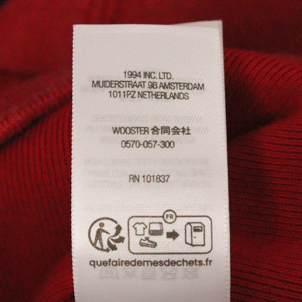 SUPREME(シュプリーム) 25SS Washed Box Logo Crewneck ウォッシュ加工 ボックスロゴ クルーネック トレーナー レッド