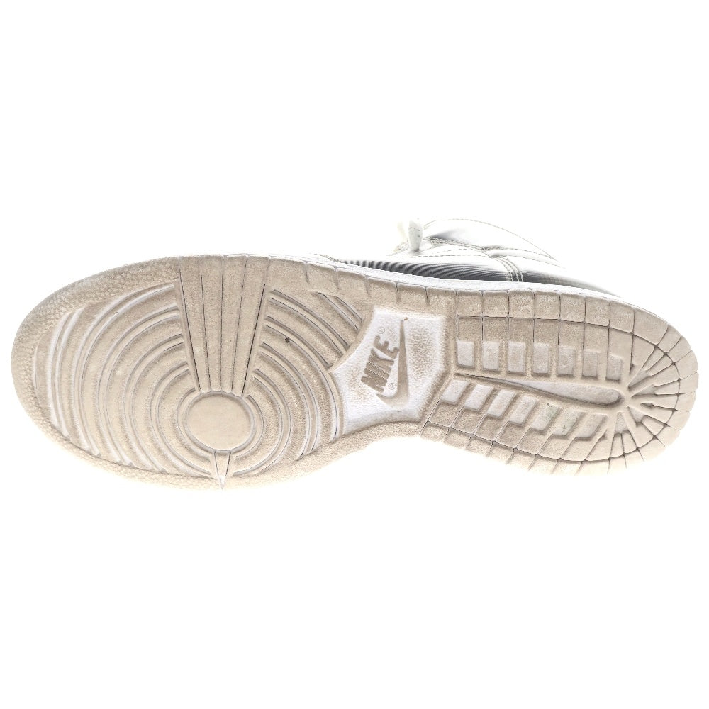 NIKE(ナイキ) ×CLOT DUNK HIGH SILVER FLIX クロット ダンク シルバーフラックス ハイカットスニーカー シルバー US9.5/27.5cm DH4444-900