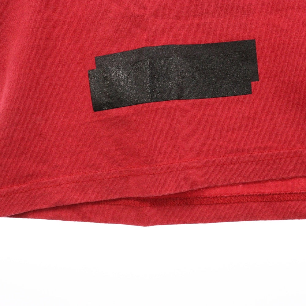 OFF-WHITE(オフホワイト) 18SS Champion T-Shirt チャンピオン ロゴ刺繍半袖Tシャツ レッド OMAA029S18874050