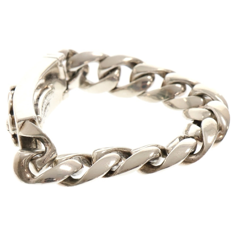 CHROME HEARTS(クロムハーツ) ID DAGGER P/BLKDIA ダガーIDクラシックリンク ブレスレット PAVE ブラックダイヤ シルバー
