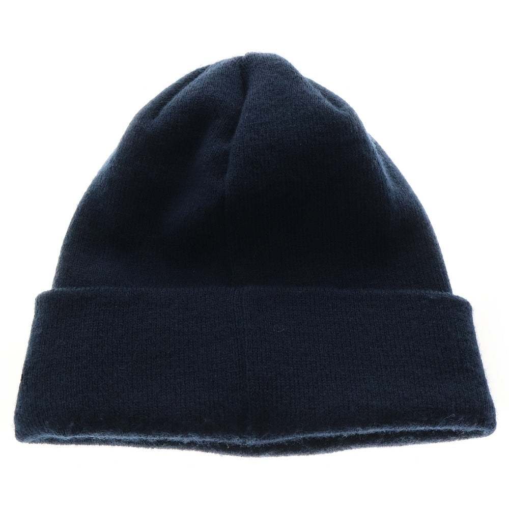 NEW ERA(ニューエラ) ×THE BLACK EYE PATCH ×ブラックアイパッチ B刺繍 ニット帽 ビーニー ネイビー