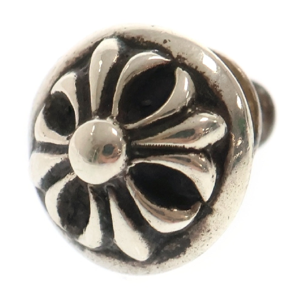 CHROME HEARTS(クロムハーツ) STUD CRSBLL クロスボールスタッドピアス シルバー BCA110