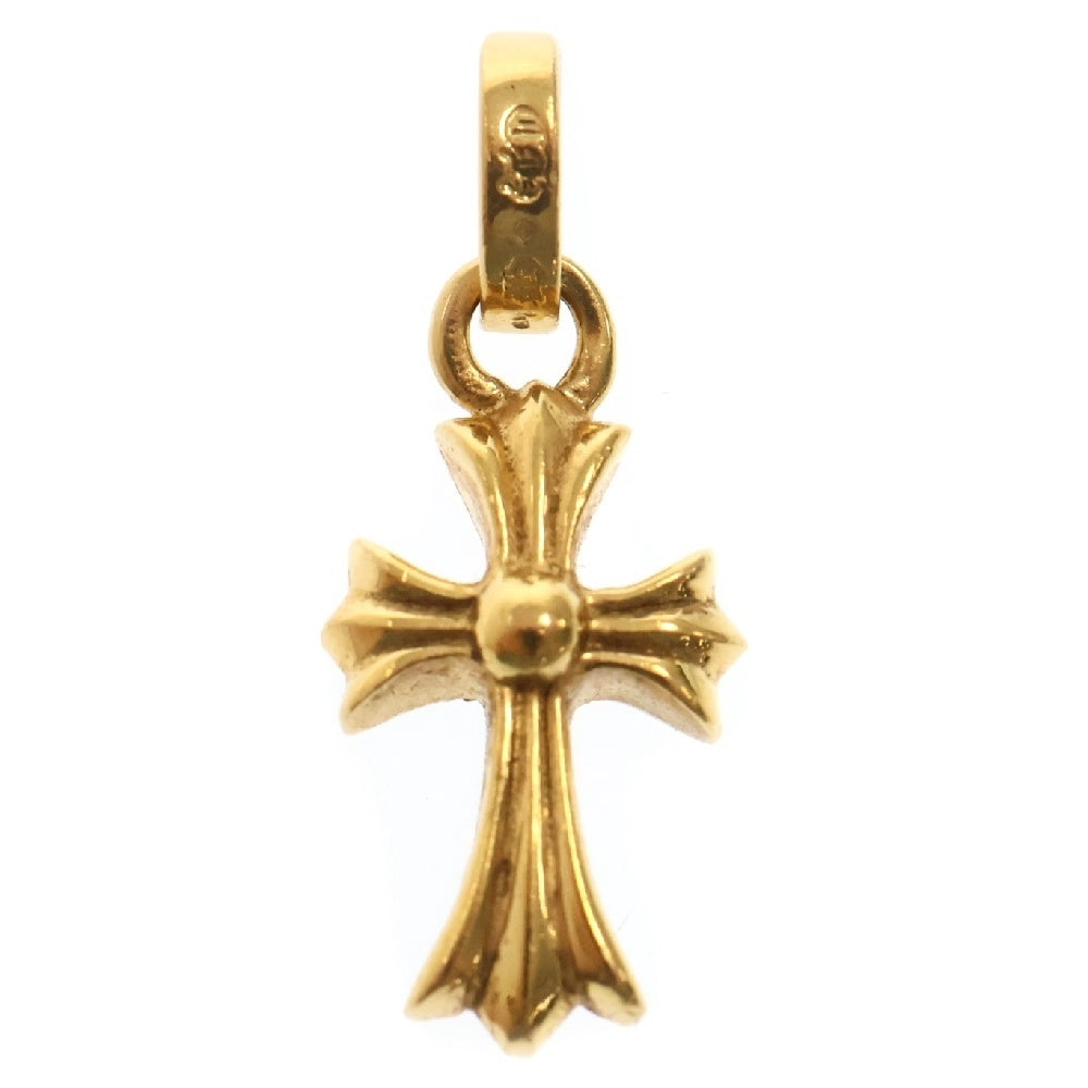 CHROME HEARTS(クロムハーツ) 22K CRS BBYFAT P/DIA ベイビーファットクロス PAVEダイヤ ペンダントトップ ゴールド BCA035