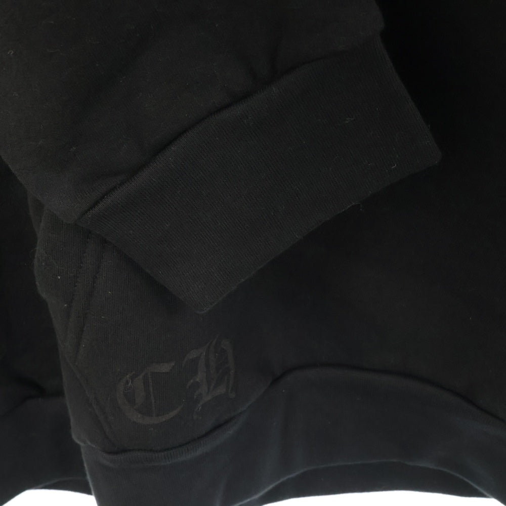 CHROME HEARTS(クロムハーツ) SWTSHRT PLVR LTD HONGKONG 香港限定 ホースシュープリント プルオーバースウェットパーカー フーディー ブラック