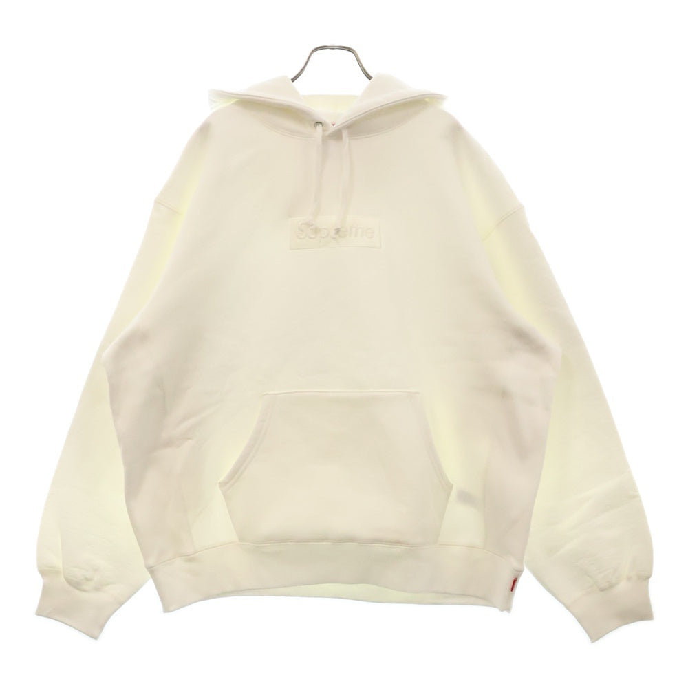 SUPREME(シュプリーム) 23AW Box Logo Hooded Sweatshirt ボックスロゴ プルオーバースウェット パーカー ホワイト
