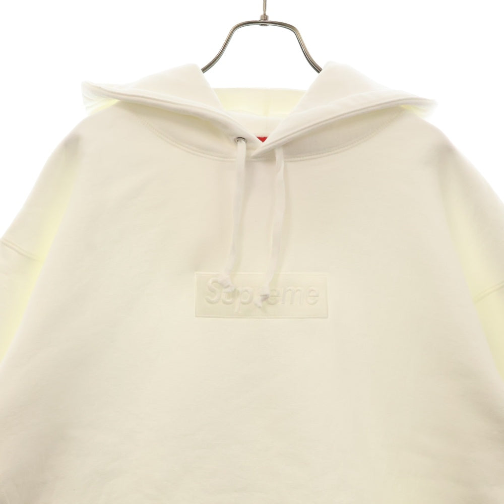 SUPREME(シュプリーム) 23AW Box Logo Hooded Sweatshirt ボックスロゴ プルオーバースウェット パーカー ホワイト
