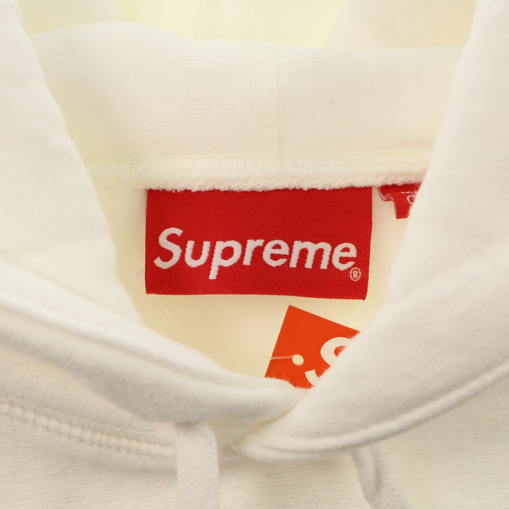 SUPREME(シュプリーム) 23AW Box Logo Hooded Sweatshirt ボックスロゴ プルオーバースウェット パーカー ホワイト
