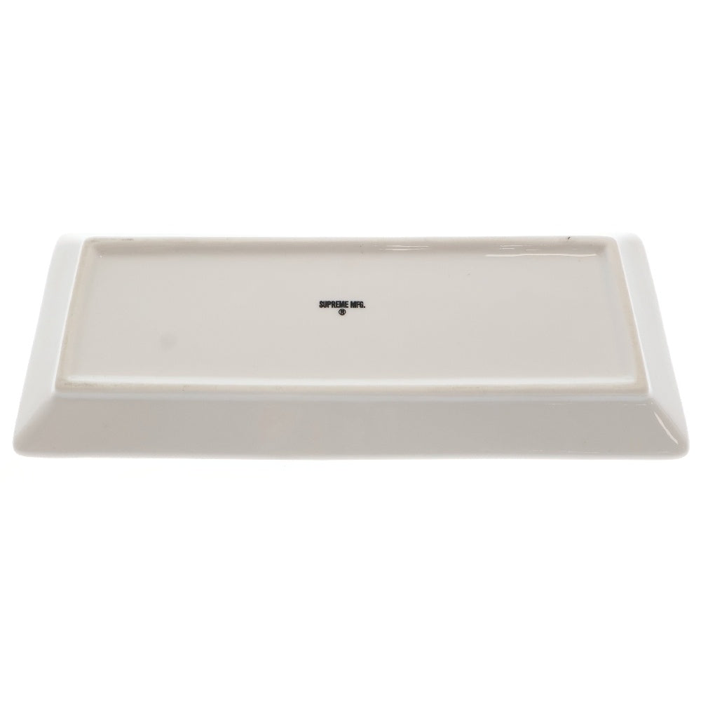 SUPREME(シュプリーム) 14AW Ceramic Tray セラミックトレイ ボックスロゴ プレート ホワイト ■