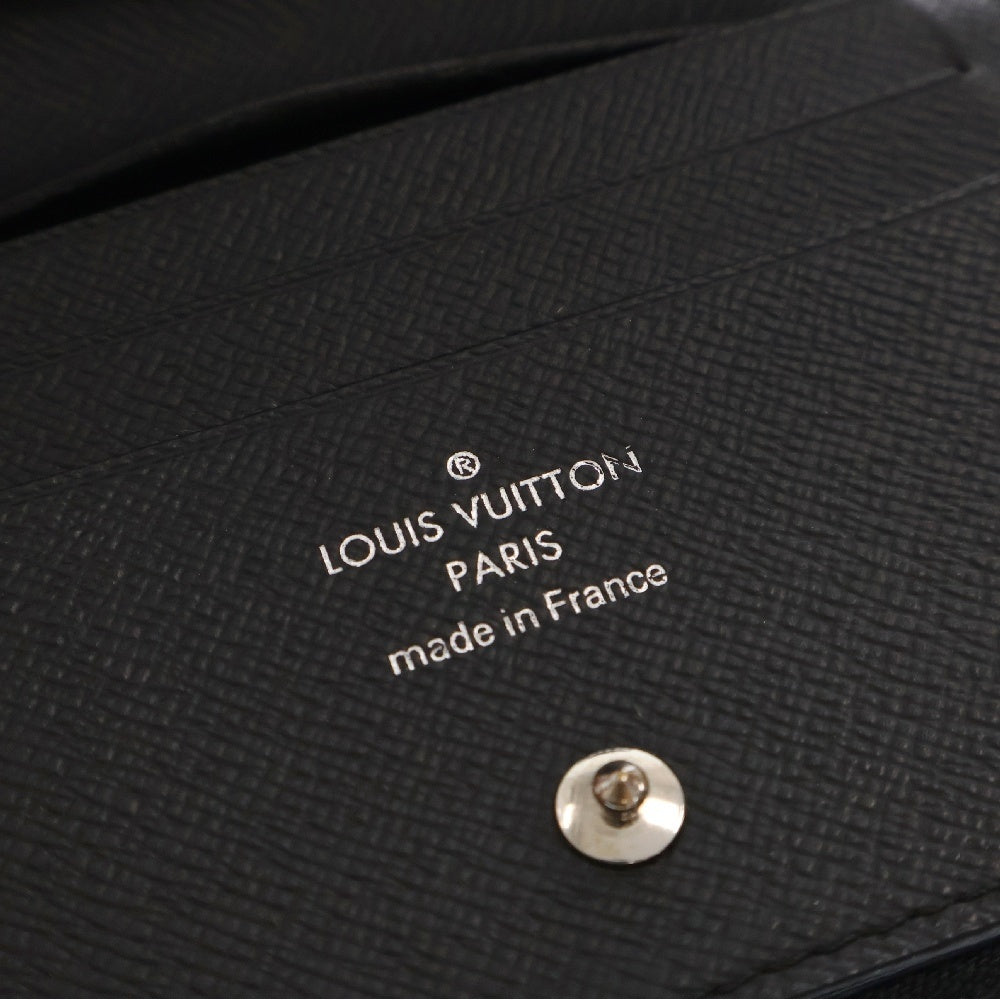 LOUIS VUITTON(ルイヴィトン) エピ ポルトフォイユ レザーウォレット 2つ折り財布 ブラック M64007