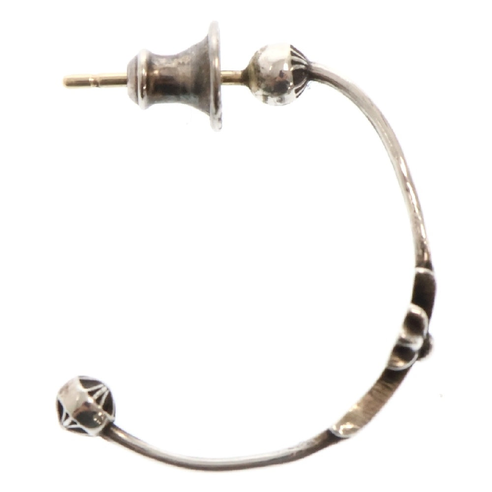 CHROME HEARTS(クロムハーツ) SKINNY BBYFAT CROSS スキニーベイビーファットクロス フープピアス シルバー BCA108