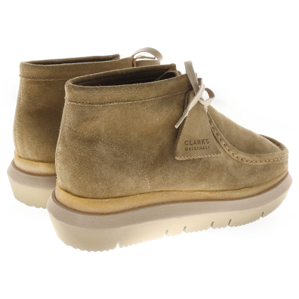 Sacai(サカイ) Clarks Hybrid Wallabee Boot クラークス ハイブリット ワラビー スウェードハイカットブーツ ベージュ 23-03070M