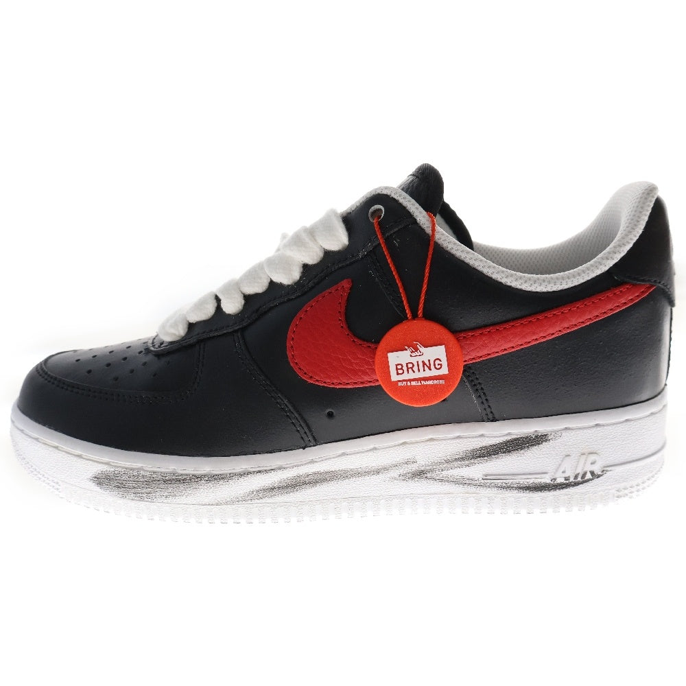 NIKE(ナイキ) ×PEACEMINUSONE AIR FORCE1 LOW PARA NOISE 韓国限定 ピースマイナスワン パラノイズ ローカットスニーカー ブラック US8/26cm AQ3692-002