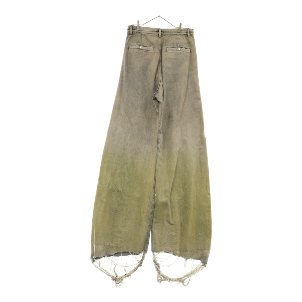 Rick Owens(リックオウエンス) Tailored Belas Jeans テイラード ベラ ジーンズ ワイドデニムパンツ インディゴ RR02C7305-DADFR