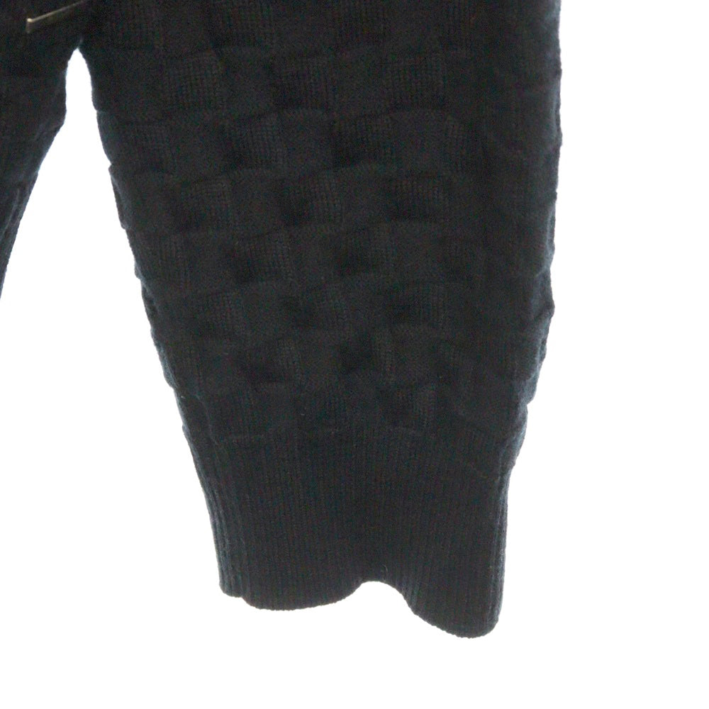 LOUIS VUITTON(ルイヴィトン) 21SS ダミエ クルーネックニット セーター ブラック RM211Q VOR HJN40W