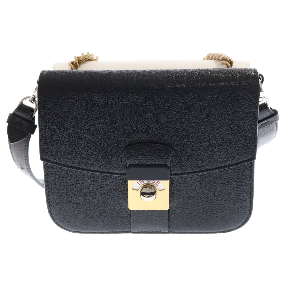 Maison Margiela(メゾンマルジェラ) 22SS NEW LOCK 2WAY BAG ショルダーバッグ ブラック/ホワイト SB3WG0007