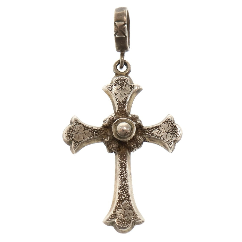 Loree Rodkin(ローリーロドキン) Antique Leaf Cross アンティーク リーフクロス ペンダントトップ ネックレストップ シルバー