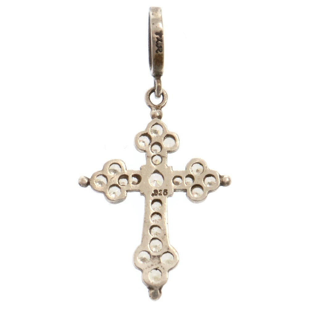 Loree Rodkin(ローリーロドキン) Medium Gothic Cross Pendant ジルコニア ミディアムゴシッククロス ペンダントトップ ネックレストップ シルバー