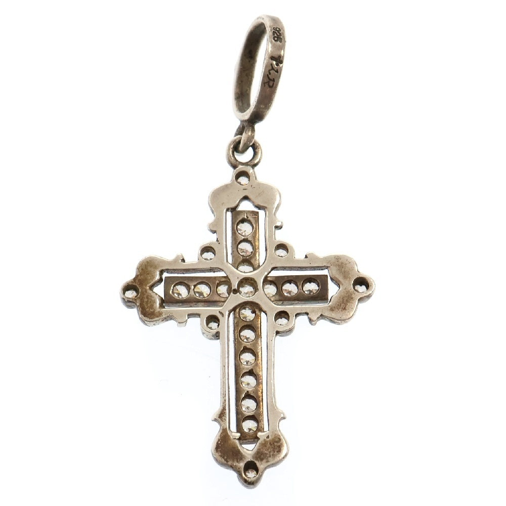 Loree Rodkin(ローリーロドキン) Vatican Cross Pendant ジルコニア バチカンクロス ペンダントトップ ネックレストップ シルバー
