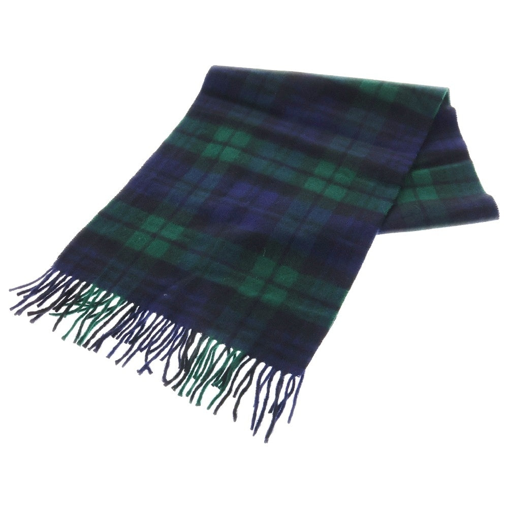 BURBERRY LONDON(バーバリーロンドン) タータンチェック カシミヤマフラー グリーン