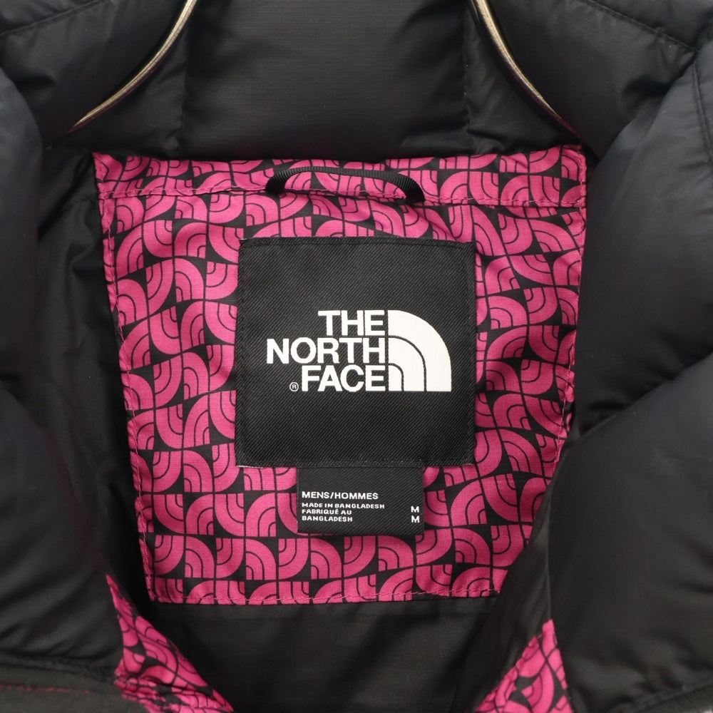 THE NORTH FACE(ザノースフェイス) LHOTSE DOWN JACKET ローツェジャケット 700 フィル 総柄 ダウンジャケット NF0A3Y23 ピンク