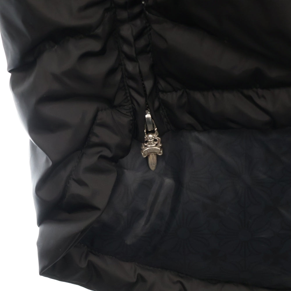 CHROME HEARTS(クロムハーツ) QUEENS クロスボールボタン ロングダウンジャケット アウター ブラック