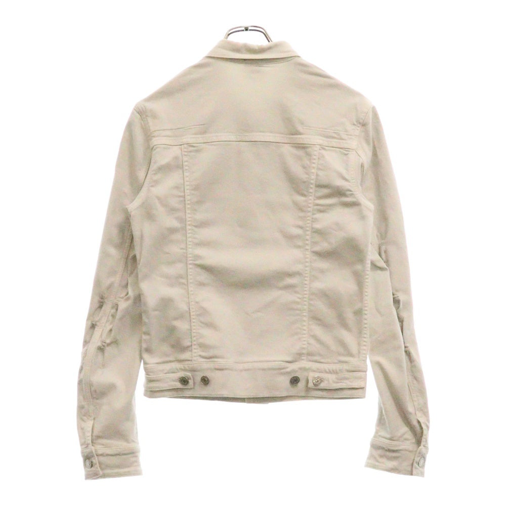Dior HOMME(ディオールオム) 17SS ダメージ加工 デニムジャケット ホワイト 763C437T004X