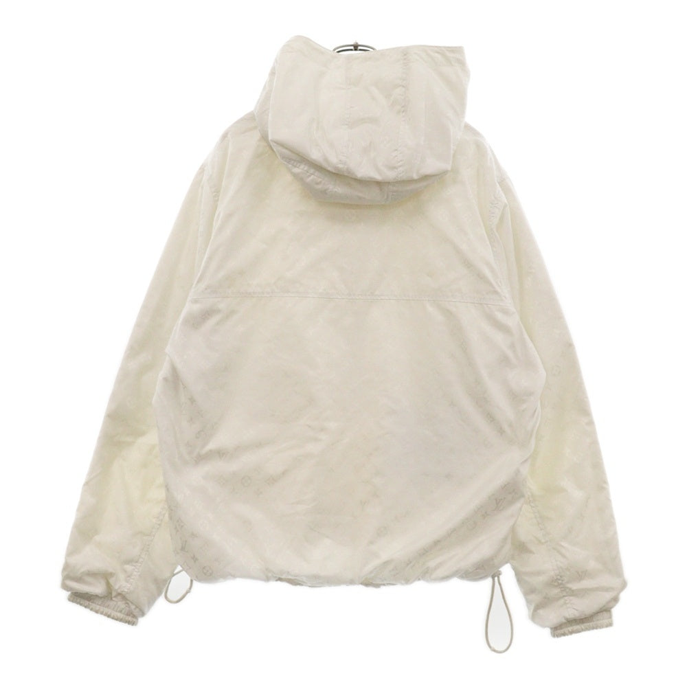 LOUIS VUITTON(ルイヴィトン) 22AW LVSEモノグラムリバーシブル ウインドブレーカー ナイロンジャケット RM222Q MO6 HLB46W ホワイト