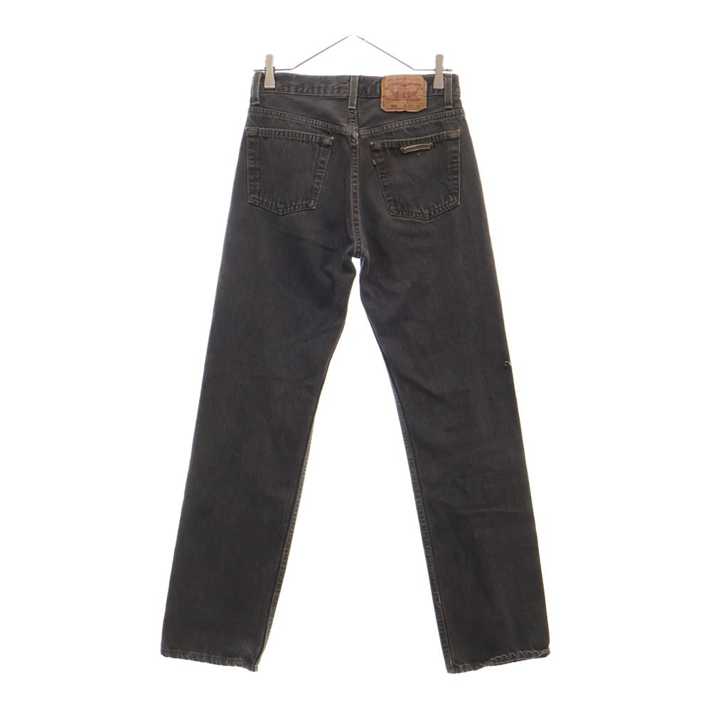 CHROME HEARTS(クロムハーツ) ×LEVI'S U VNTG JEAN BLK RED TAB リーバイス クロスボールボタンウォッシュドデニムパンツ グレー
