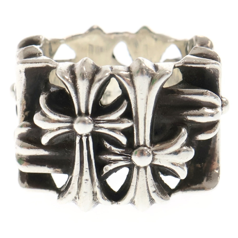 CHROME HEARTS(クロムハーツ) SQUARE CEMETERY スクエアセメタリークロス リング シルバー BCA352