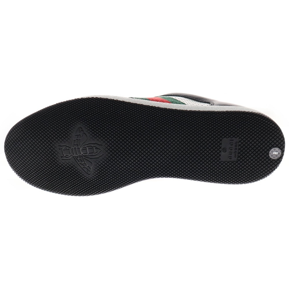 GUCCI(グッチ) SCREENER シェリーライン ローカットスニーカー シューズ ブラック/ホワイト 546163