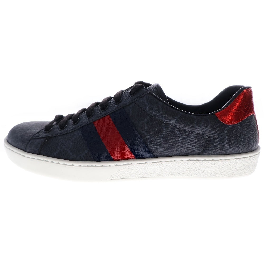 GUCCI(グッチ) ACE GGスプリーム ローカットスニーカー ブラック 429445