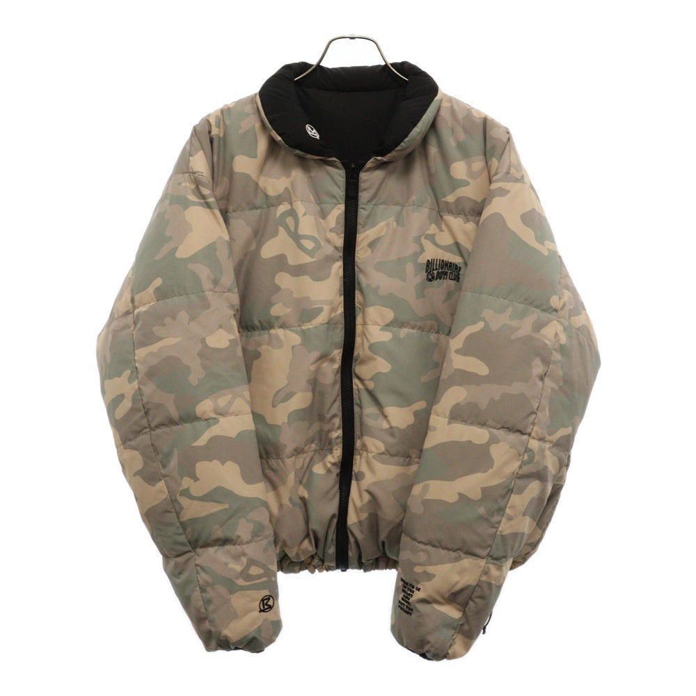 FIRST DOWN(ファーストダウン) BILLIONAIRE BOYS CLUB DOWN ビリオネアボーイズクラブ リバーシブル ダウンジャケット ブラック/ブラウン BBCJP243X003