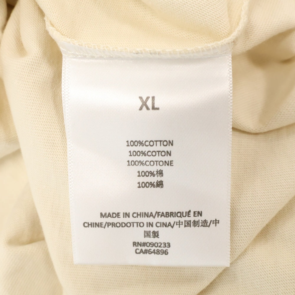 FEAR OF GOD ESSENTIALS(フィアオブゴッド エッセンシャルズ) S/S T-SHIRT フェルトロゴプリント半袖Tシャツ クリーム